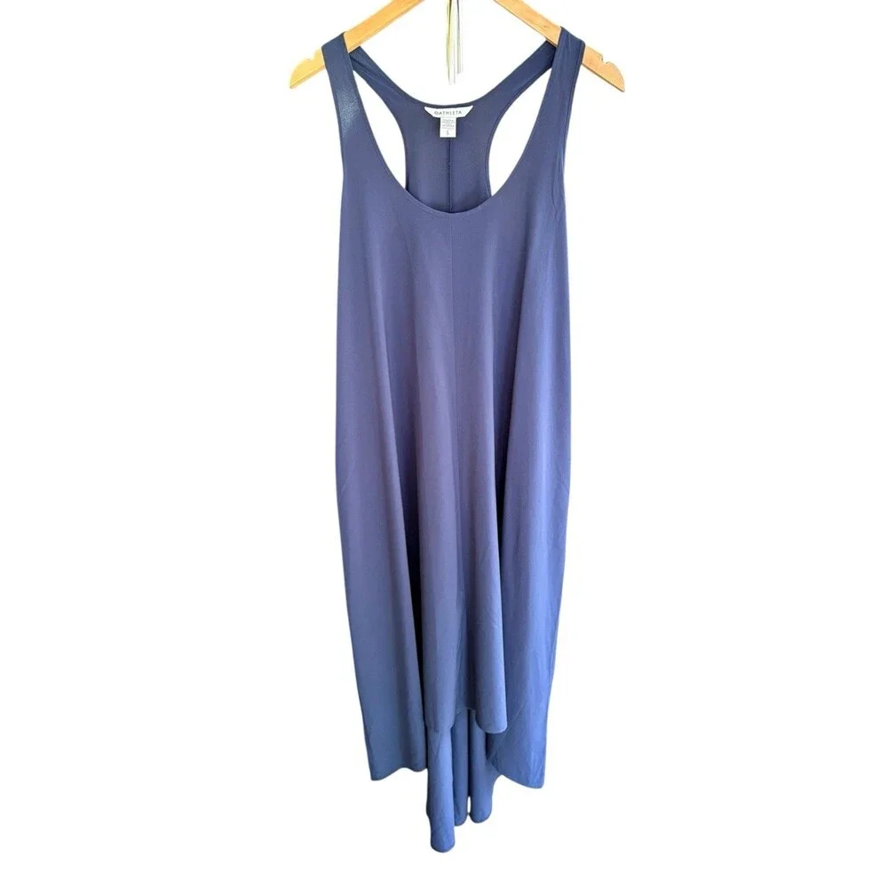 Athleta Presidio Traveler Maxi Dress Women’s Large Navy Blue Sleeveless NWT - Picture 1 of 6